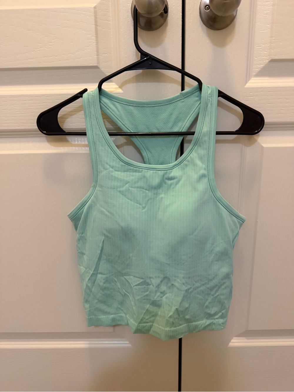 Lululemon Ebb and Street Ribbed Racerback Tank Top - Light Mint
